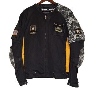 Power Trip Delta US Army Motorcycle Jacket Coat Men's Sz XXL